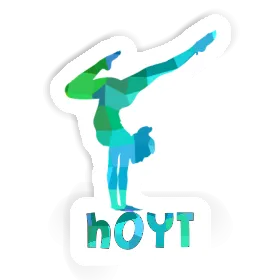 Hoyt Sticker Yoga Woman Image