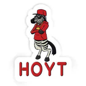 Sticker Zebra Hoyt Image