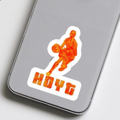 Hoyt Sticker Basketball Player Notebook Image