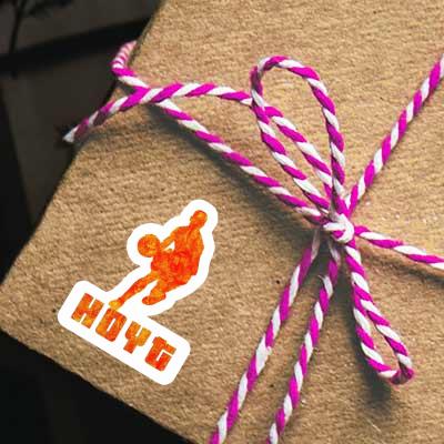 Hoyt Sticker Basketballspieler Gift package Image