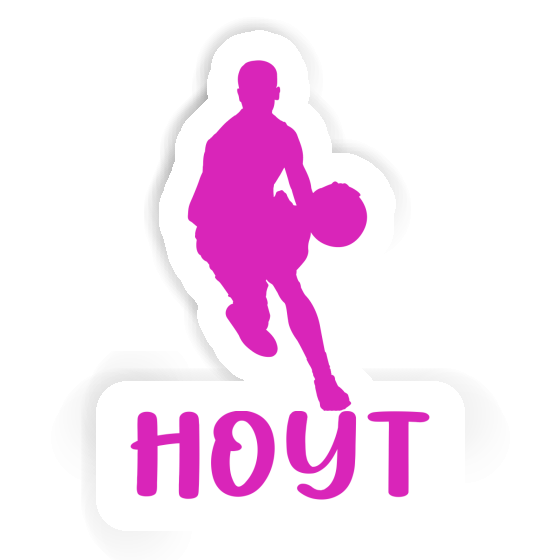 Joueur de basket-ball Autocollant Hoyt Notebook Image