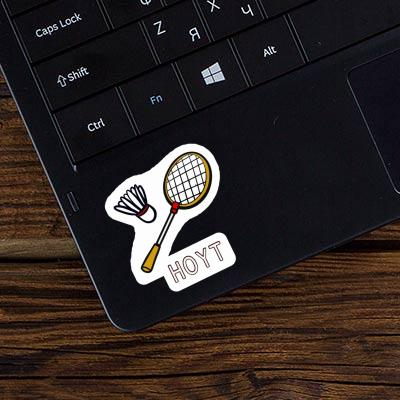 Sticker Badminton Racket Hoyt Notebook Image