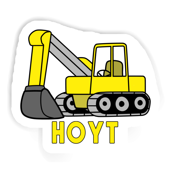 Sticker Hoyt Excavator Notebook Image