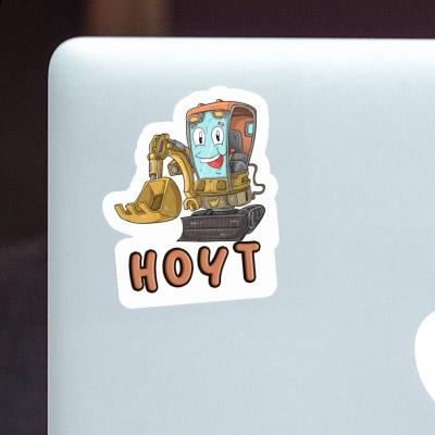 Hoyt Sticker Excavator Notebook Image