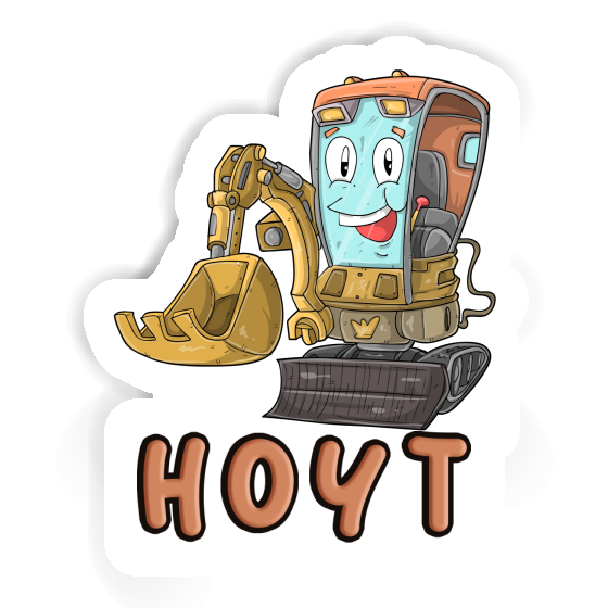 Hoyt Sticker Excavator Notebook Image