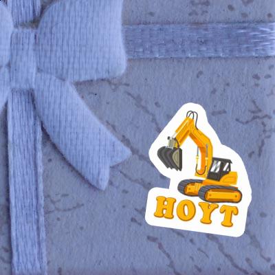 Sticker Hoyt Excavator Notebook Image