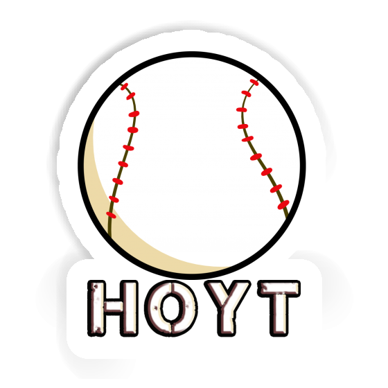 Hoyt Sticker Baseball Ball Notebook Image