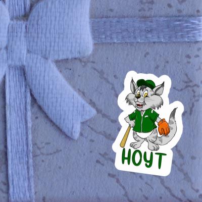 Sticker Hoyt Baseball Cat Laptop Image