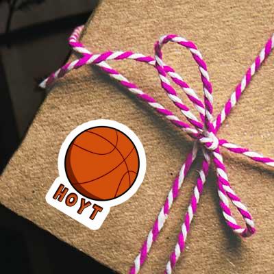 Hoyt Sticker Basketball Notebook Image