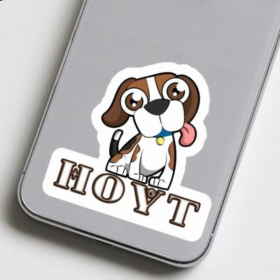 Beagle Aufkleber Hoyt Notebook Image