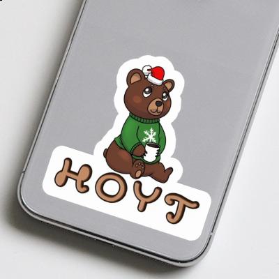 Sticker Hoyt Christmas Bear Gift package Image