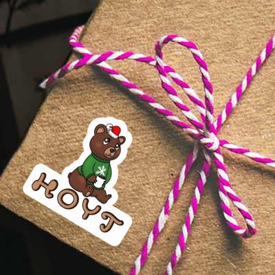 Sticker Hoyt Christmas Bear Notebook Image