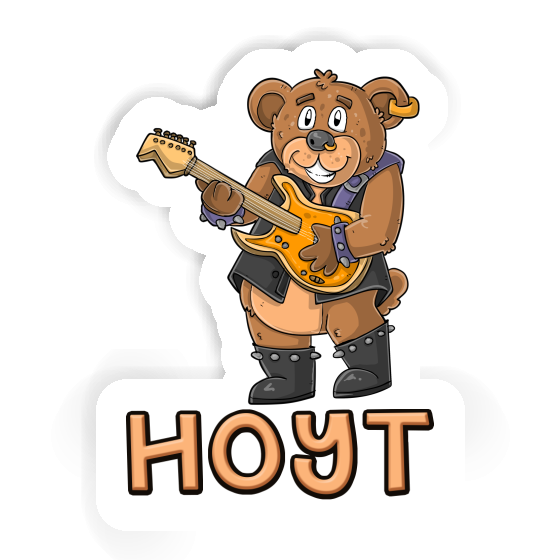 Hoyt Sticker Guitarist Image