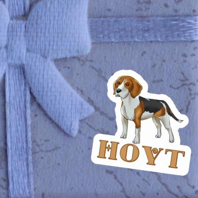 Beagle Autocollant Hoyt Image
