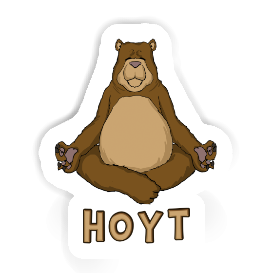 Our de yoga Autocollant Hoyt Laptop Image
