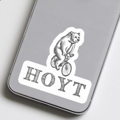 Sticker Hoyt Bicycle rider Laptop Image