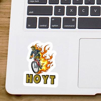 Hoyt Sticker Mountainbiker Notebook Image