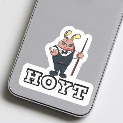 Joueur de billard Autocollant Hoyt Laptop Image