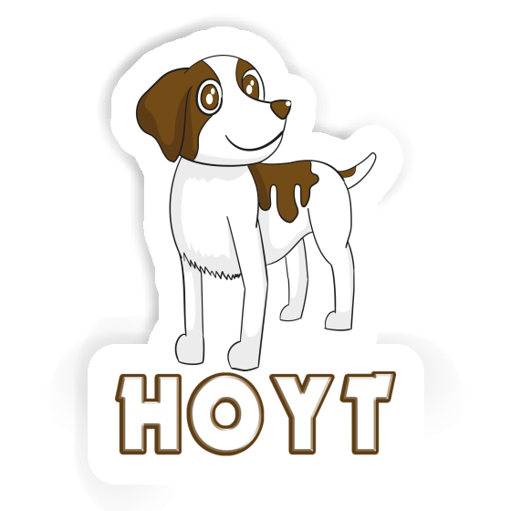 Autocollant Hoyt Bretagne chien Laptop Image