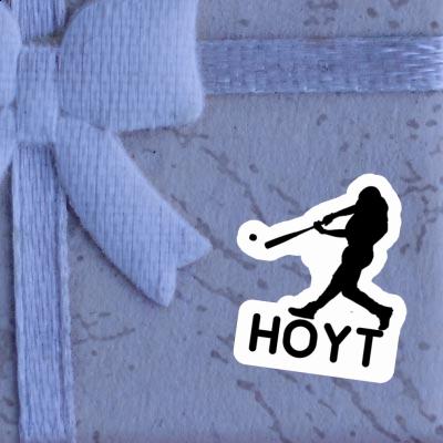 Sticker Baseball Player Hoyt Image