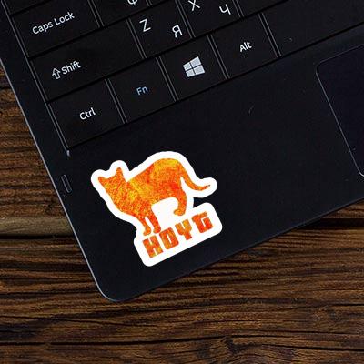 Katze Sticker Hoyt Laptop Image
