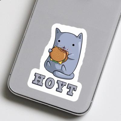 Hamburger-Katze Sticker Hoyt Notebook Image