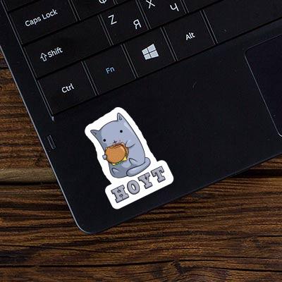 Hoyt Sticker Hamburger Cat Image
