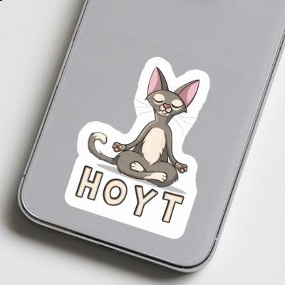 Cat Sticker Hoyt Laptop Image