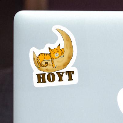 Cat Sticker Hoyt Laptop Image
