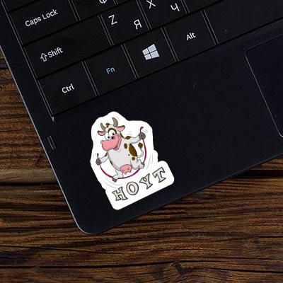 Hoyt Sticker Cow Laptop Image