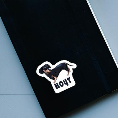 Hoyt Sticker Dachshund Notebook Image