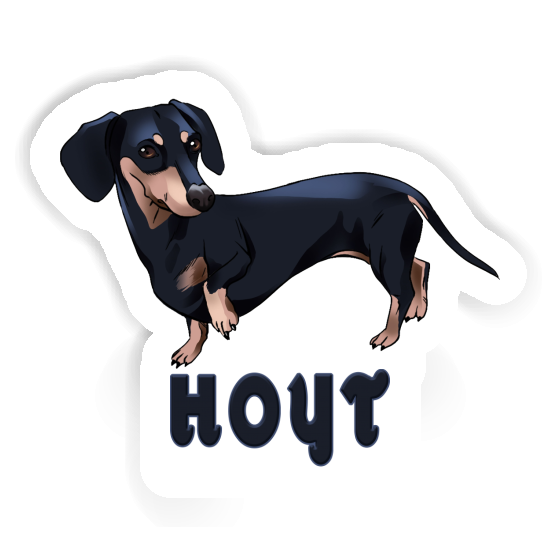 Hoyt Sticker Dachshund Gift package Image