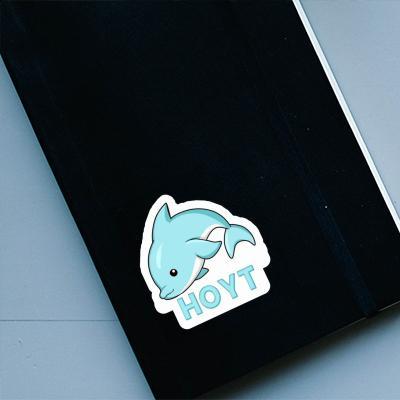 Hoyt Sticker Dolphin Laptop Image