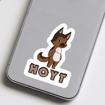 Hoyt Sticker German Sheperd Notebook Image