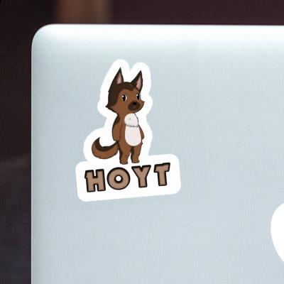 Hoyt Sticker German Sheperd Notebook Image