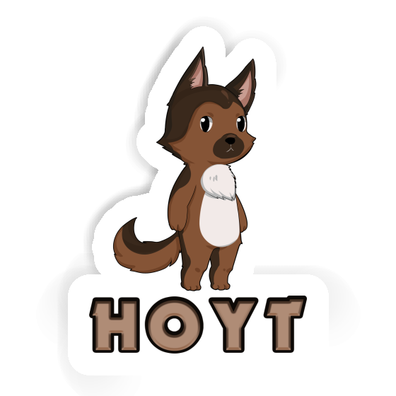 Hoyt Sticker German Sheperd Notebook Image