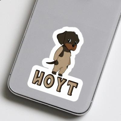 Deutsch Drahthaar Sticker Hoyt Image