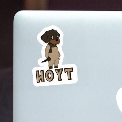 Deutsch Drahthaar Sticker Hoyt Image