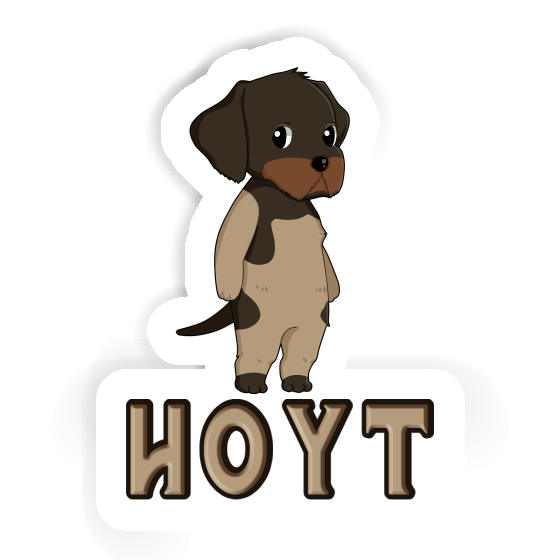 Deutsch Drahthaar Sticker Hoyt Image