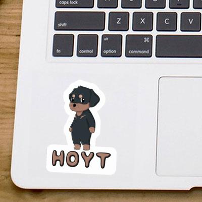 Rottweiler Sticker Hoyt Notebook Image