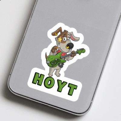 Hoyt Sticker Guitarist Laptop Image