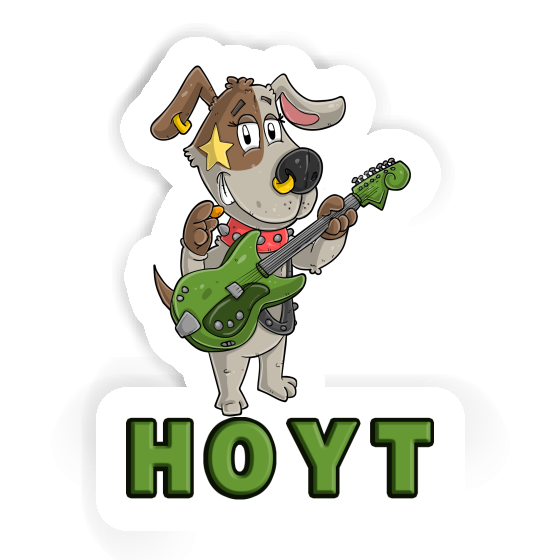 Hoyt Sticker Guitarist Notebook Image