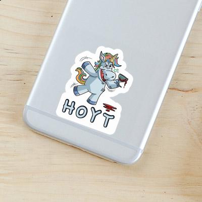 Hoyt Sticker Unicorn Laptop Image
