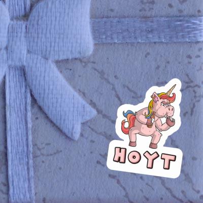 Sticker Smoking Unicorn Hoyt Gift package Image
