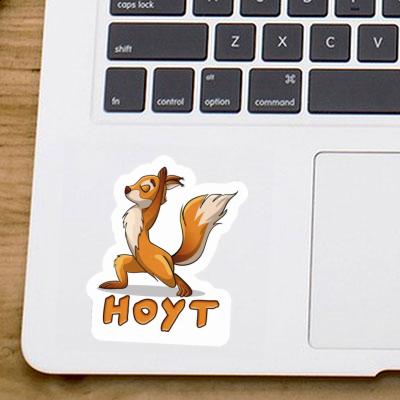 Aufkleber Yoga-Eichhörnchen Hoyt Image