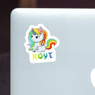 Unicorn Sticker Hoyt Laptop Image