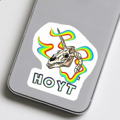 Unicorn Skull Sticker Hoyt Image