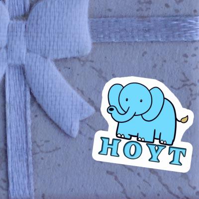 Hoyt Autocollant Éléphant Notebook Image