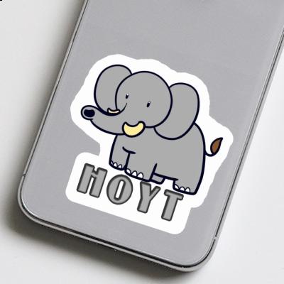 Elephant Sticker Hoyt Notebook Image