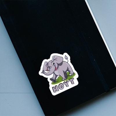 Hoyt Sticker Elephant Notebook Image